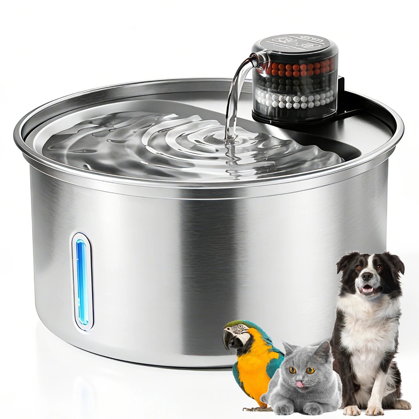 Fontaine à eau intelligente pour chat et chien, 3,2 L