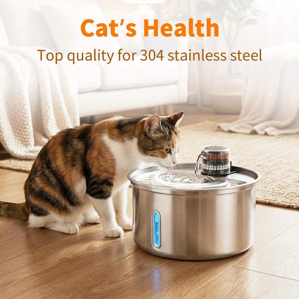 Fontaine à eau intelligente pour chat et chien, 3,2 L