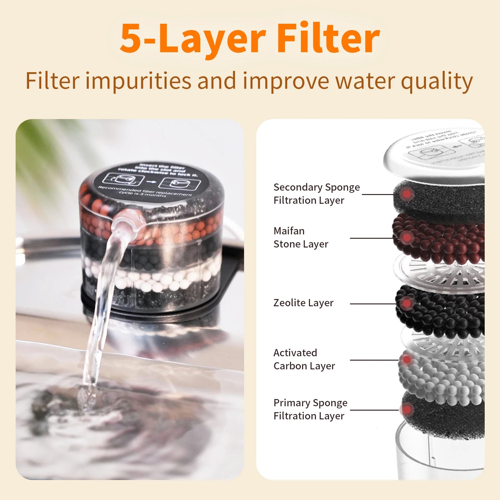 Fontaine à eau intelligente pour chat et chien, 3,2 L