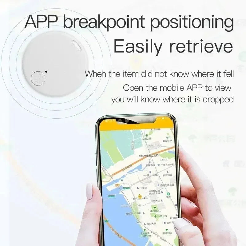 GPS Tracker Bluetooth 5.0 Anti-Loss Mini GPS Device for Pets, Seniors, Children, Bags, Wallets, Cars, Tracking for iOS Android, Smart Locator