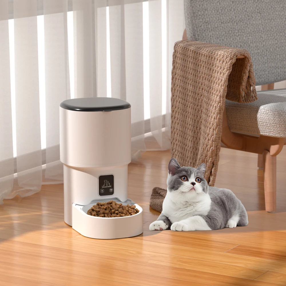Distributeur automatique de croquettes WiFi 4L pour chat et chien