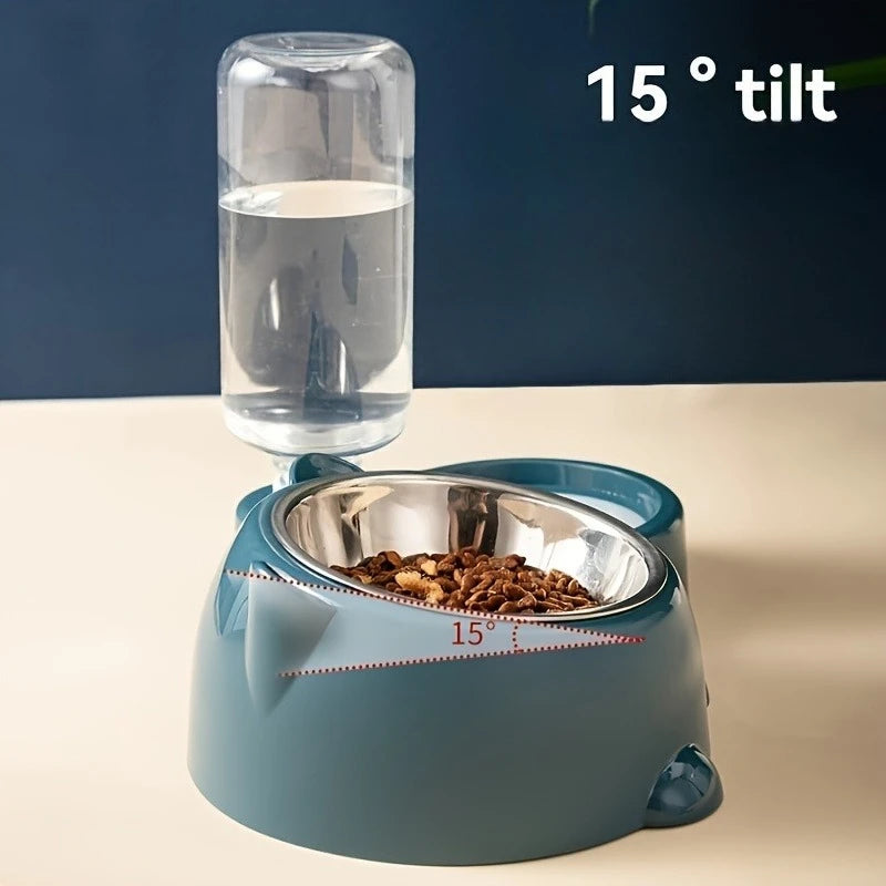 Mangeoire  pour animaux de compagnie et distributeur d'eau