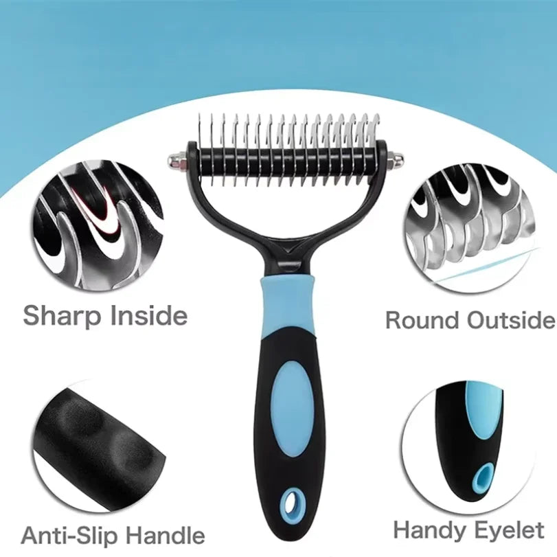 Brosse professionnelle  peigne démêlant pour animaux