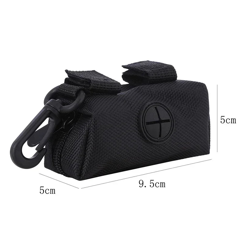 Distributeur portatif de sac de crotte de chien, tissu Oxford imperméable,
