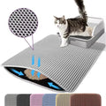 Tapis de litière pour chat imperméable double couche