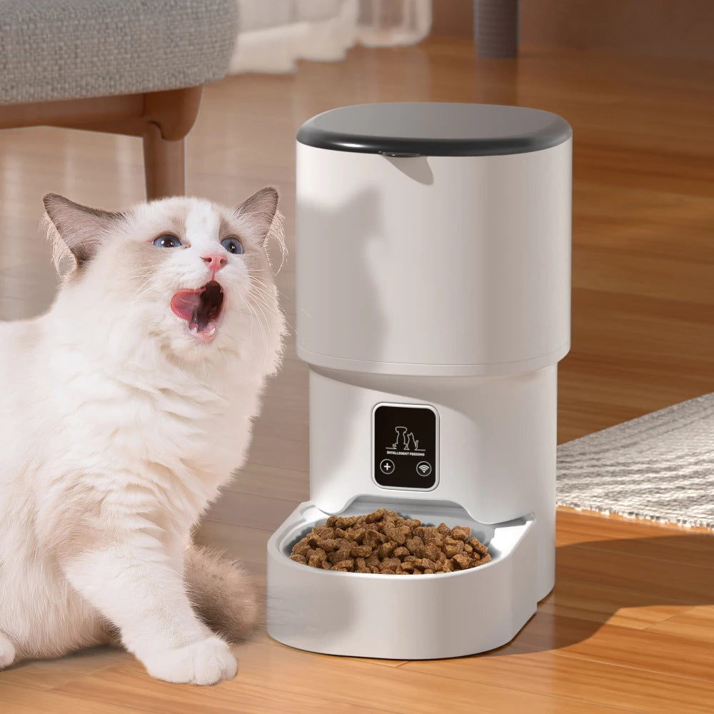Distributeur automatique de croquettes WiFi pour chat et chien