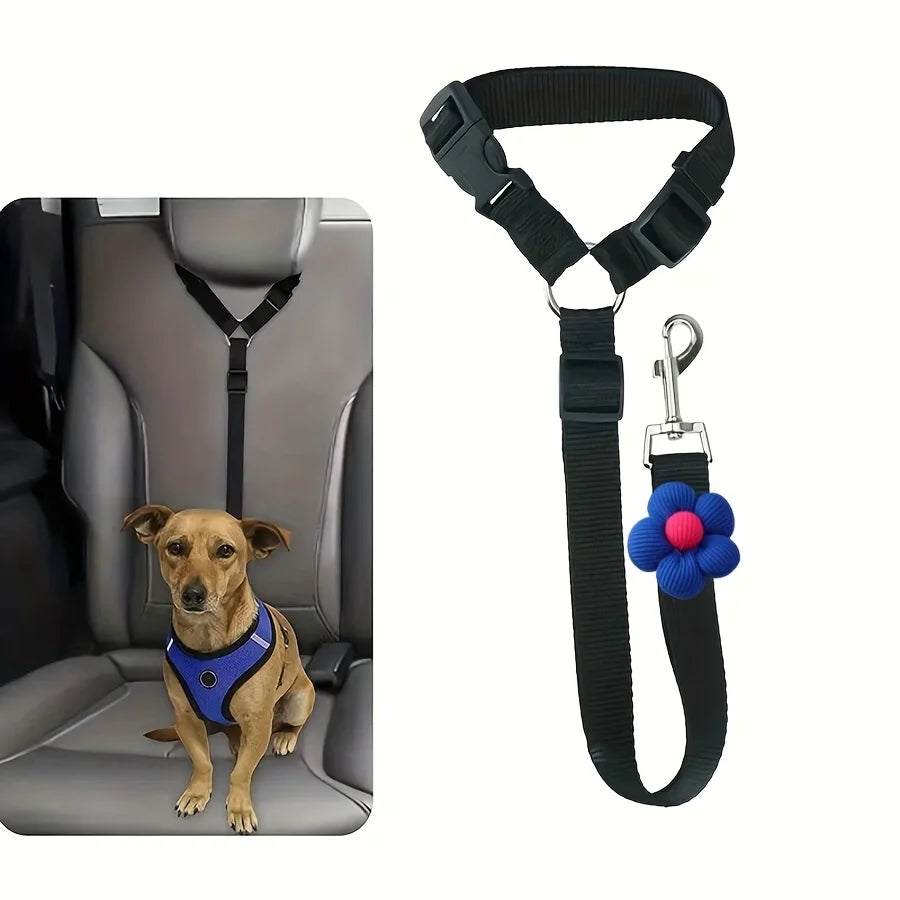 Ceinture de sécurité voiture pour chien — réglable