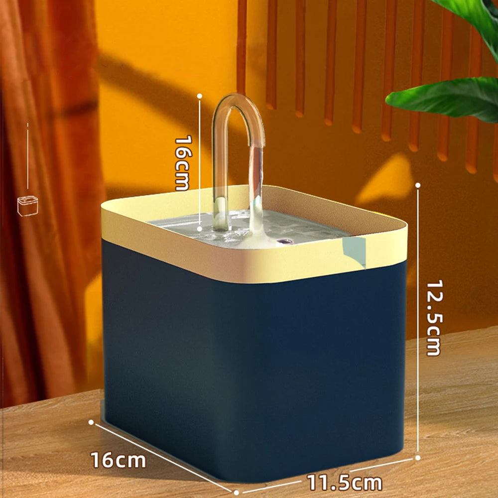 Distributeur d'eau automatique intelligent pour animaux de 1,5 l