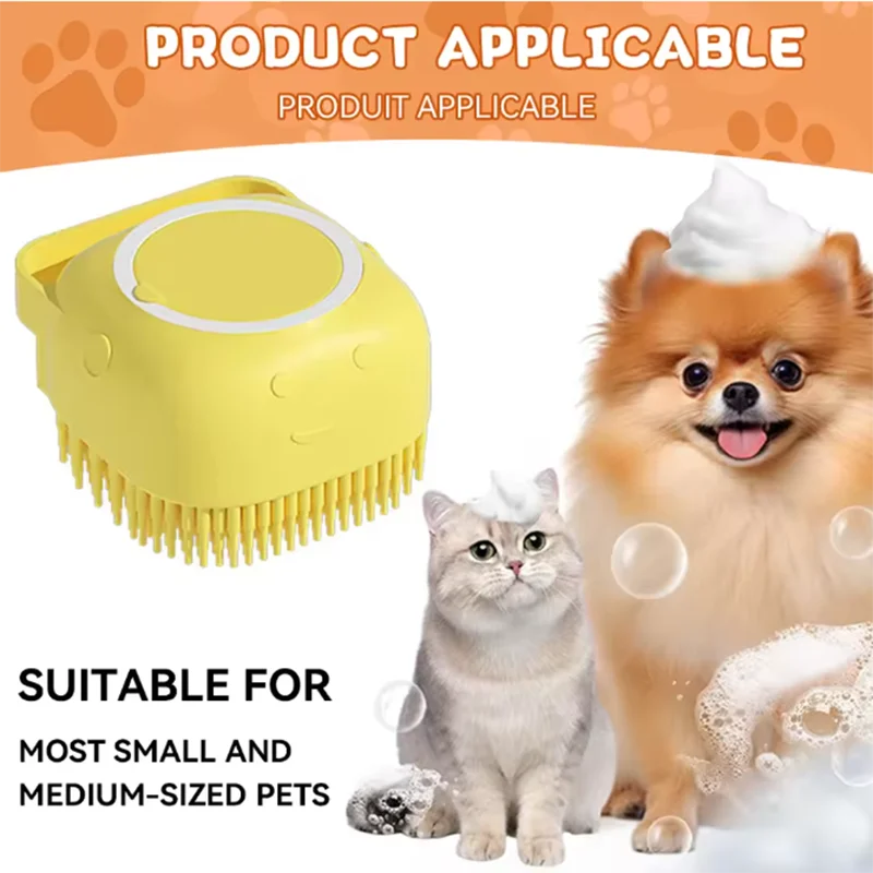 Nouvelle brossé de  bain pour chiens et chats