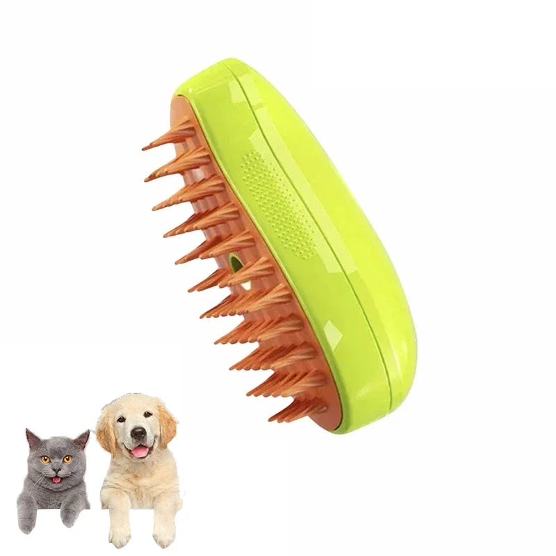 Brosse à vapeur pour chien et chat