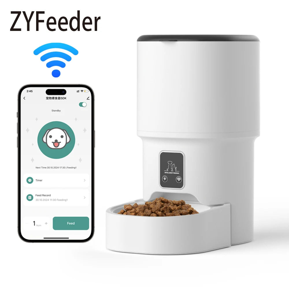 Distributeur automatique de croquettes WiFi 4L pour chat et chien