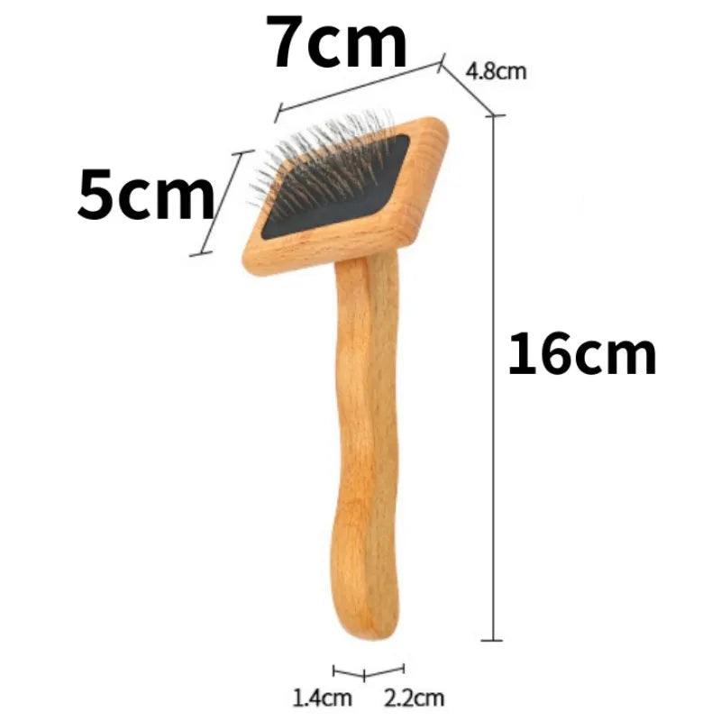 Peigne en bois pour d'animaux
