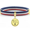 Collier de chat personnalisé mignon, étiquette ronde en métal