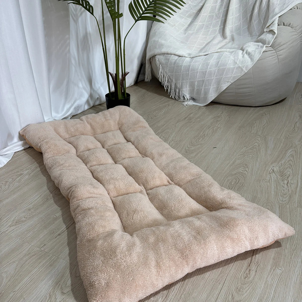 Tapis de Lit Chien Grande Taille - Chaud Hiver Golden