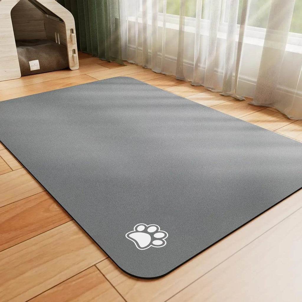 Tapis absorbant pour chien et chat, pour aliments et eau