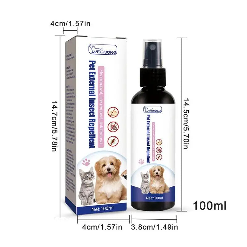 Gouttes anti-puces pour maison et animaux — Protection puces, poux et tiques