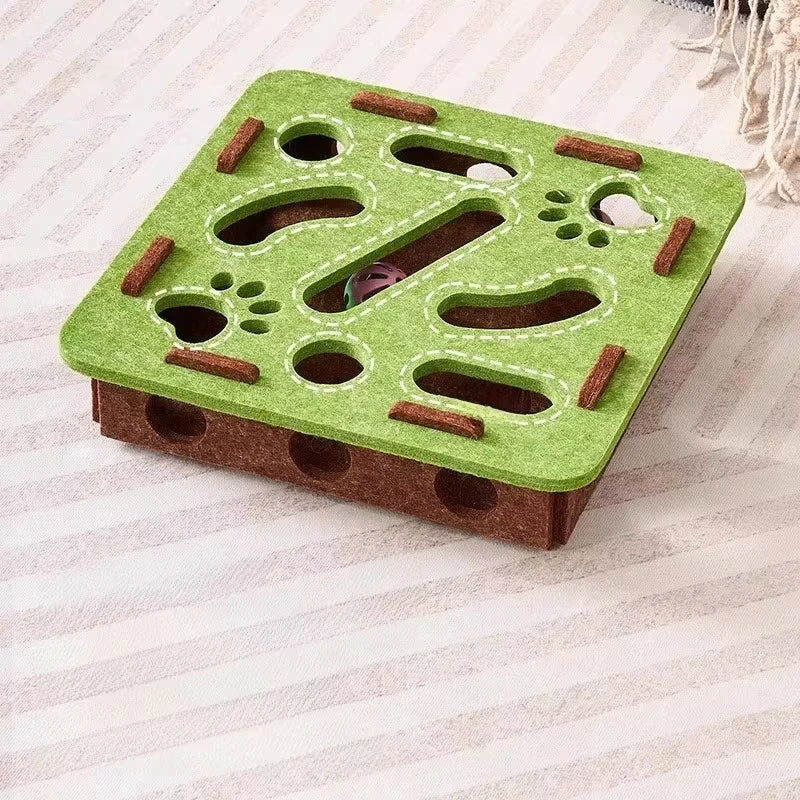 Jouet de Puzzle en feutre pour chat