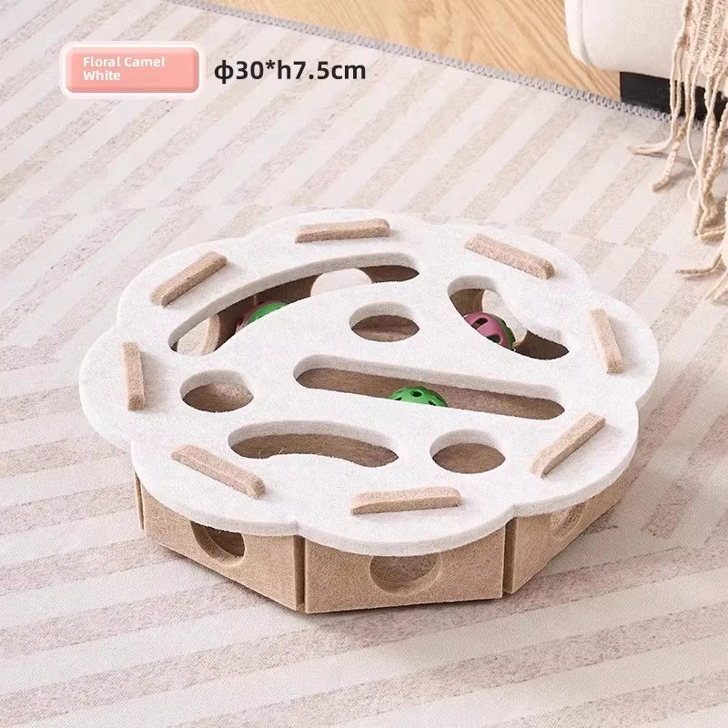 Jouet de Puzzle en feutre pour chat