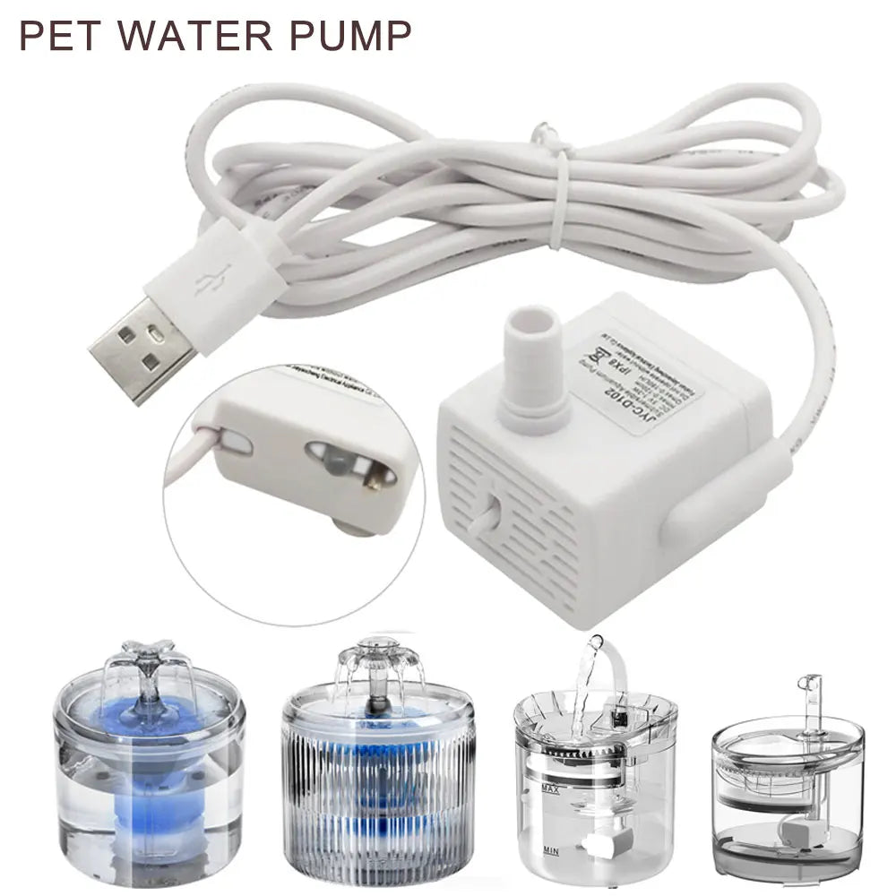 Pompe pour  fontaine d'eau , distributeur d'eau, de poisson d'aquarium