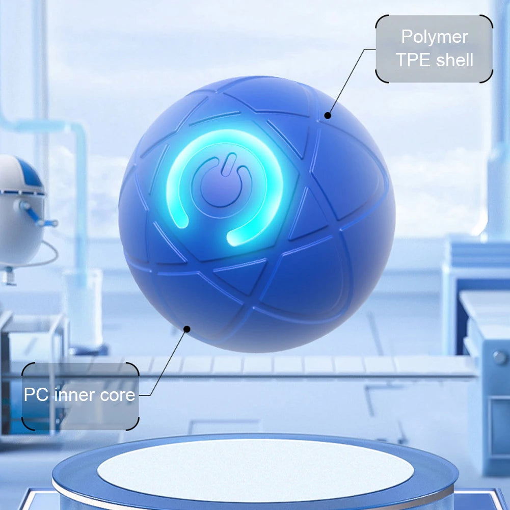 Balle interactive LED automatique pour chien