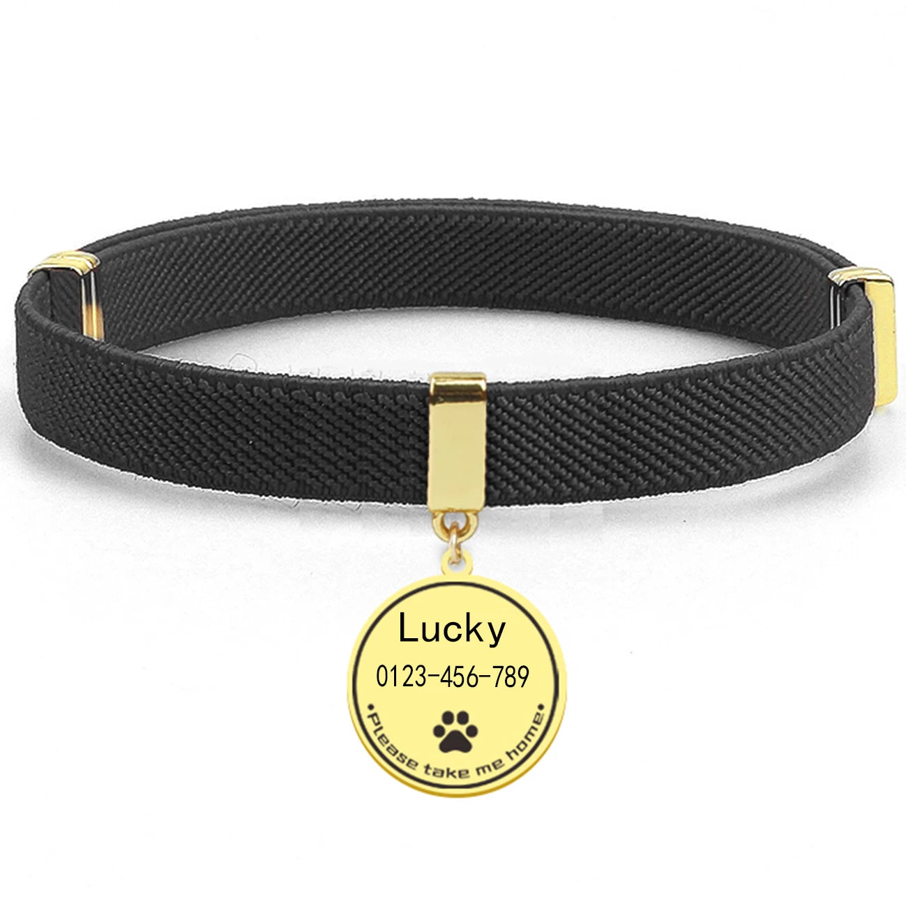 Collier personnalisé avec médaille — compatible AirTag