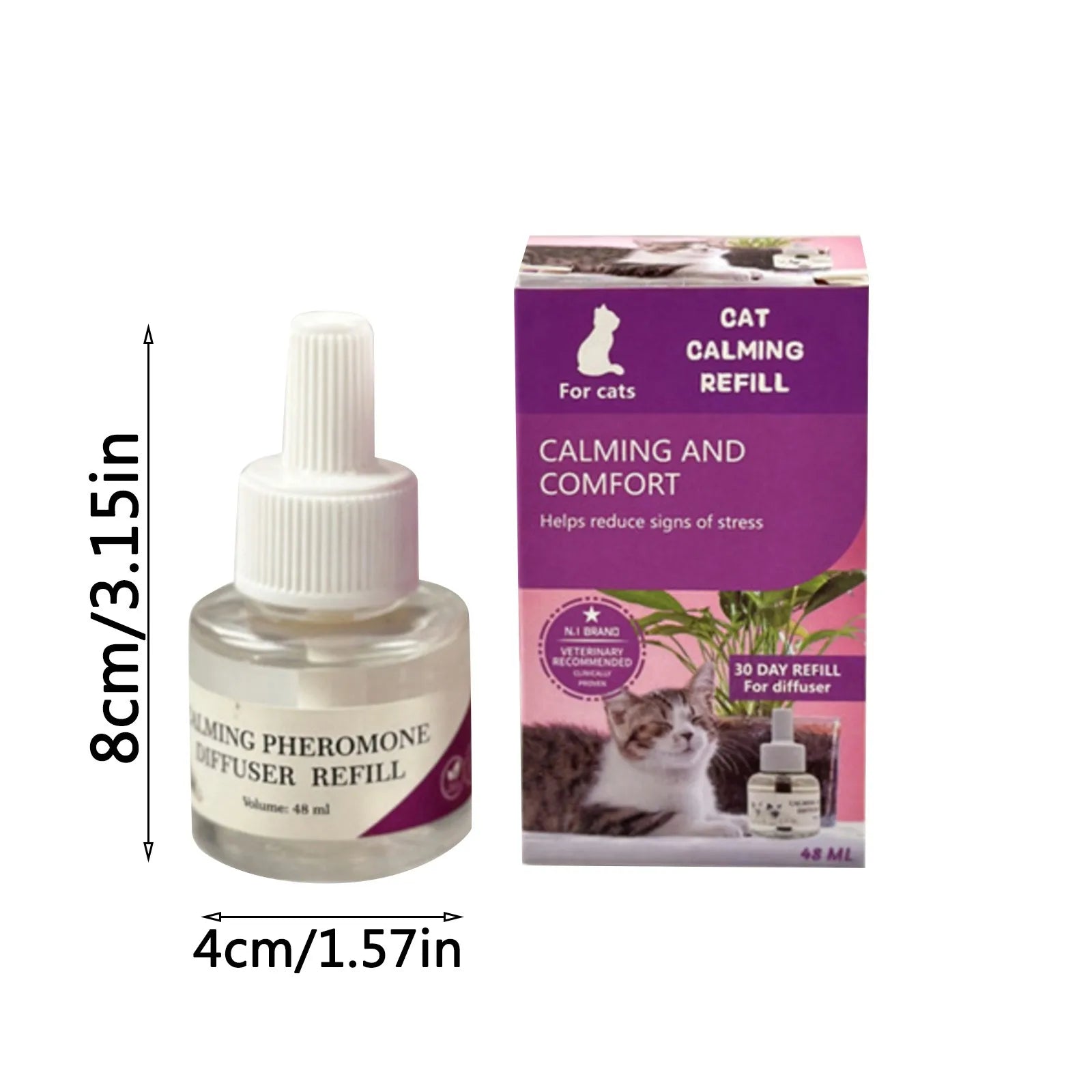 Diffuseur de phéromone pour chats, 48ML