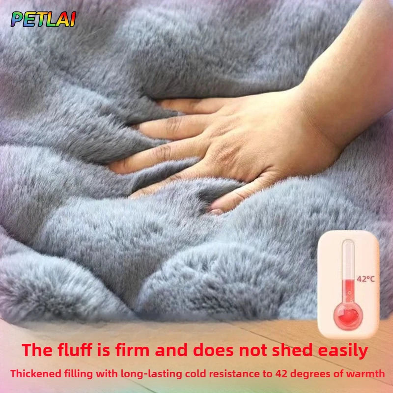 Dog bed mat, large size, for winter, keeps warm, double-sided use, Golden Retriever, stress relief