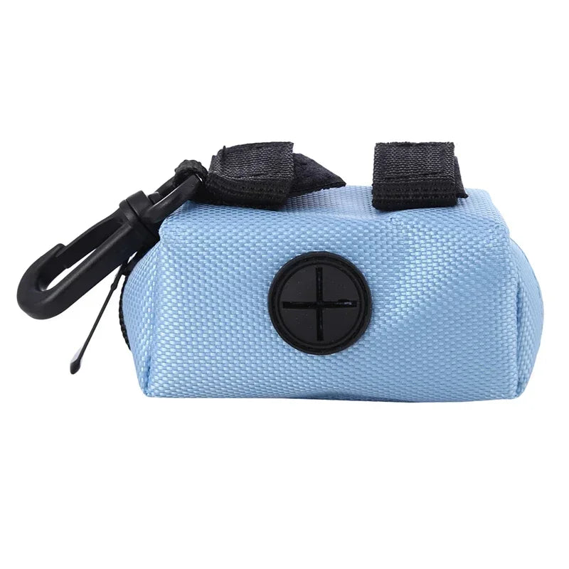 Distributeur portatif de sac de crotte de chien, tissu Oxford imperméable,
