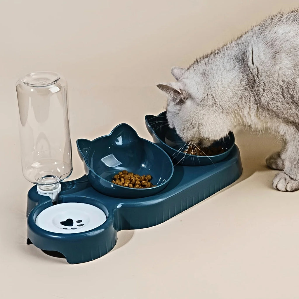 mangeoire  pour animaux de compagnie 3 en 1