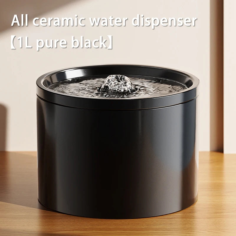 Distributeur automatique d'eau, Ultra silencieux, pour chien, silencieuse en céramique