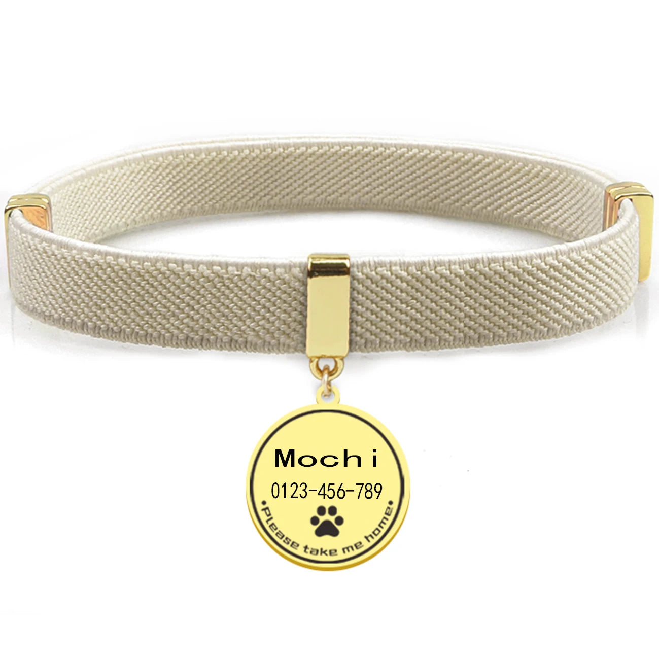 Collier personnalisé avec médaille — compatible AirTag