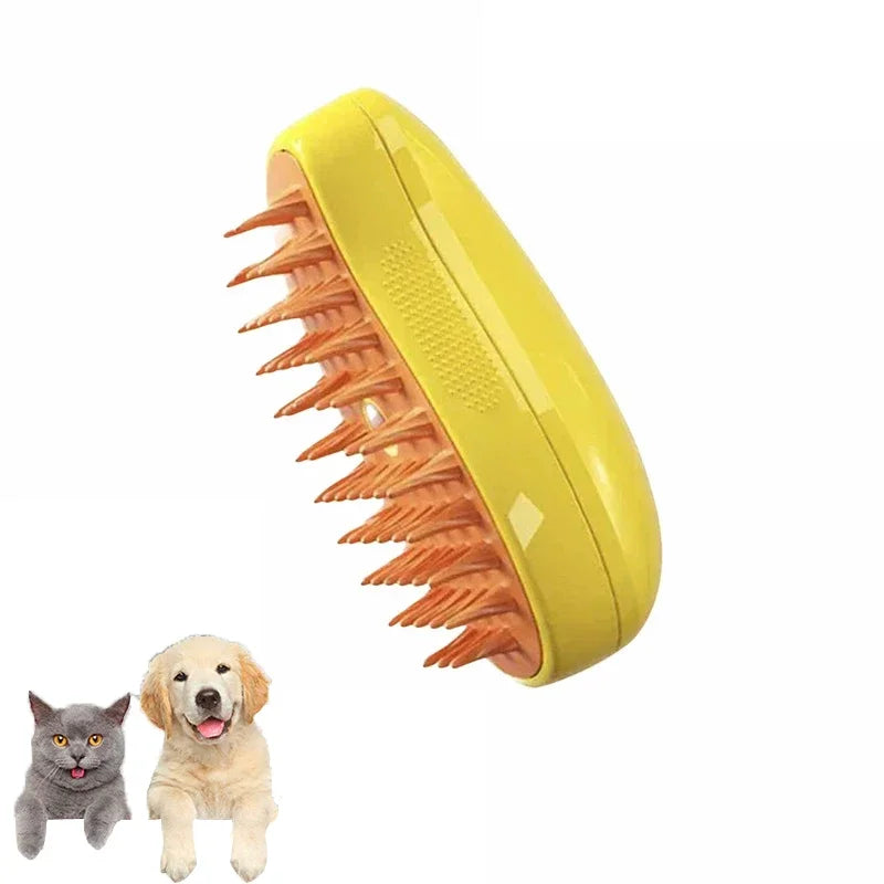 Brosse à vapeur pour chien et chat