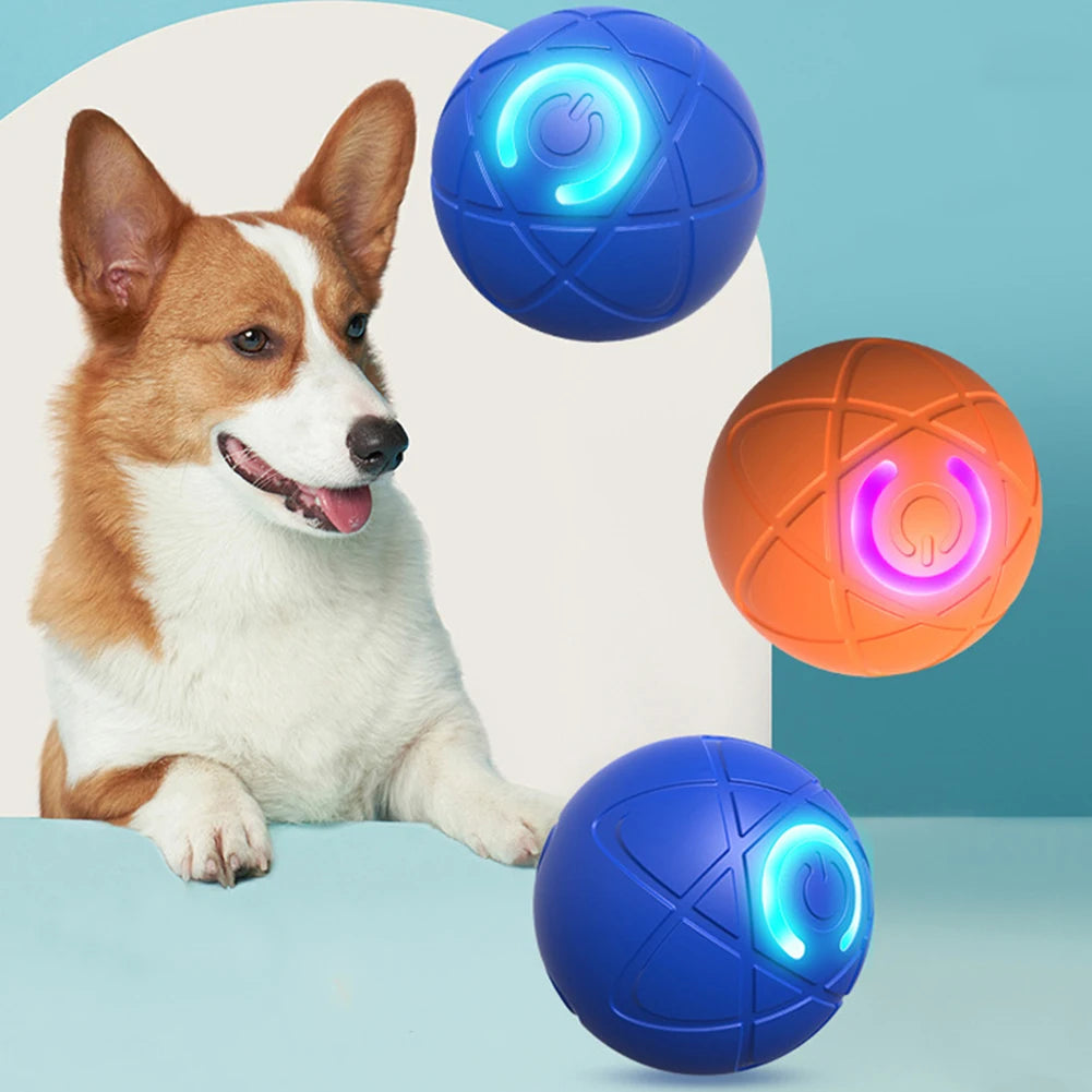 Balle interactive LED automatique pour chien