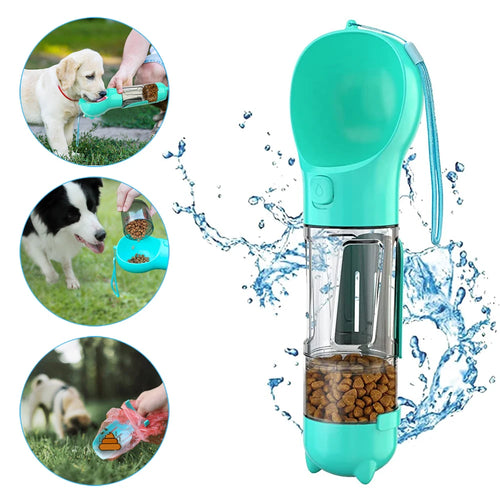 pour chien et chat avec bouteille d'eau
