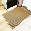 Extra Large Cat Litter Mat, Durable, Waterproof, Double Layer, Non-Slip, Washable, Pet Floor Protector, Litter Box, Sand Stopper