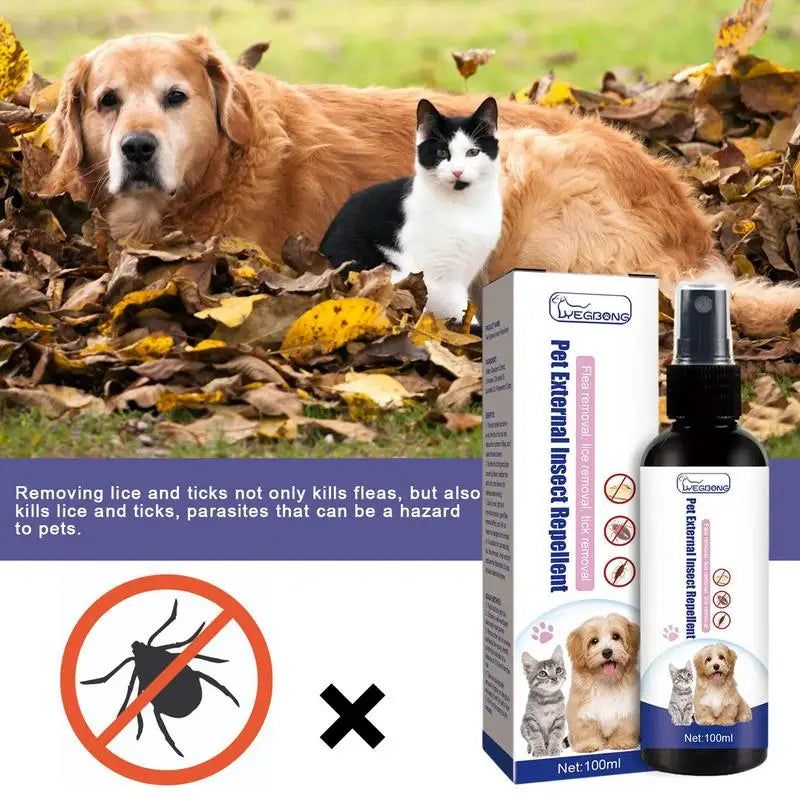 Gouttes anti-puces pour maison et animaux — Protection puces, poux et tiques