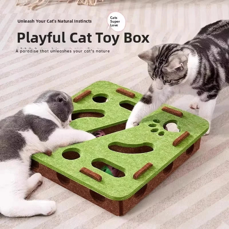 Jouet de Puzzle en feutre pour chat