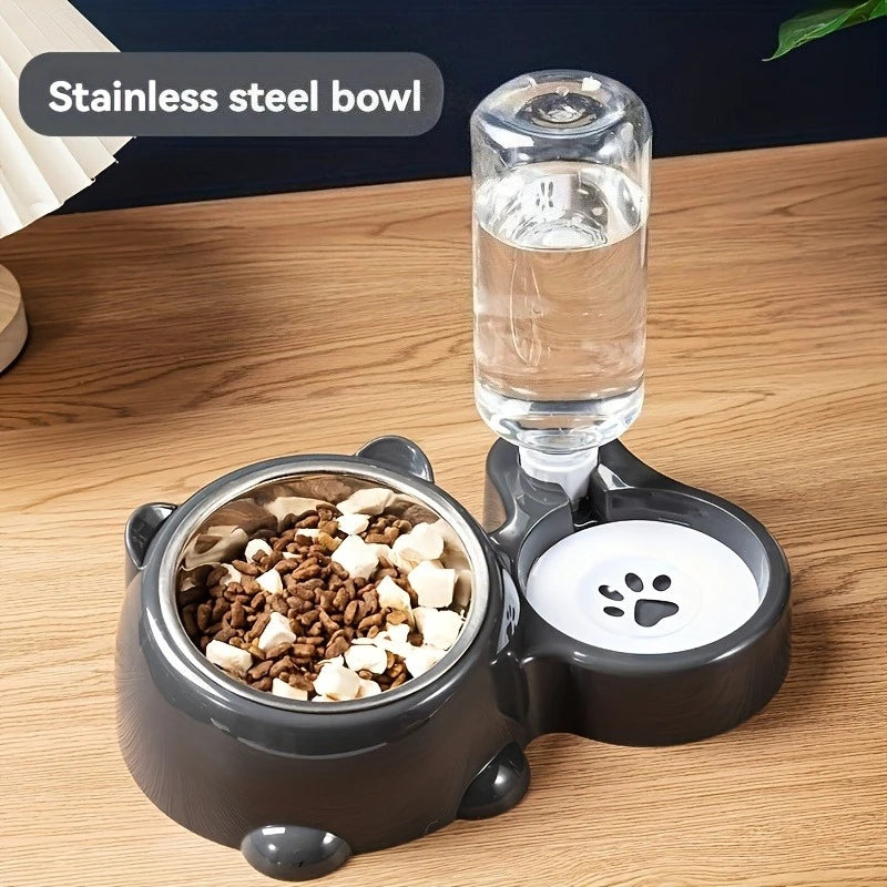 Mangeoire  pour animaux de compagnie et distributeur d'eau