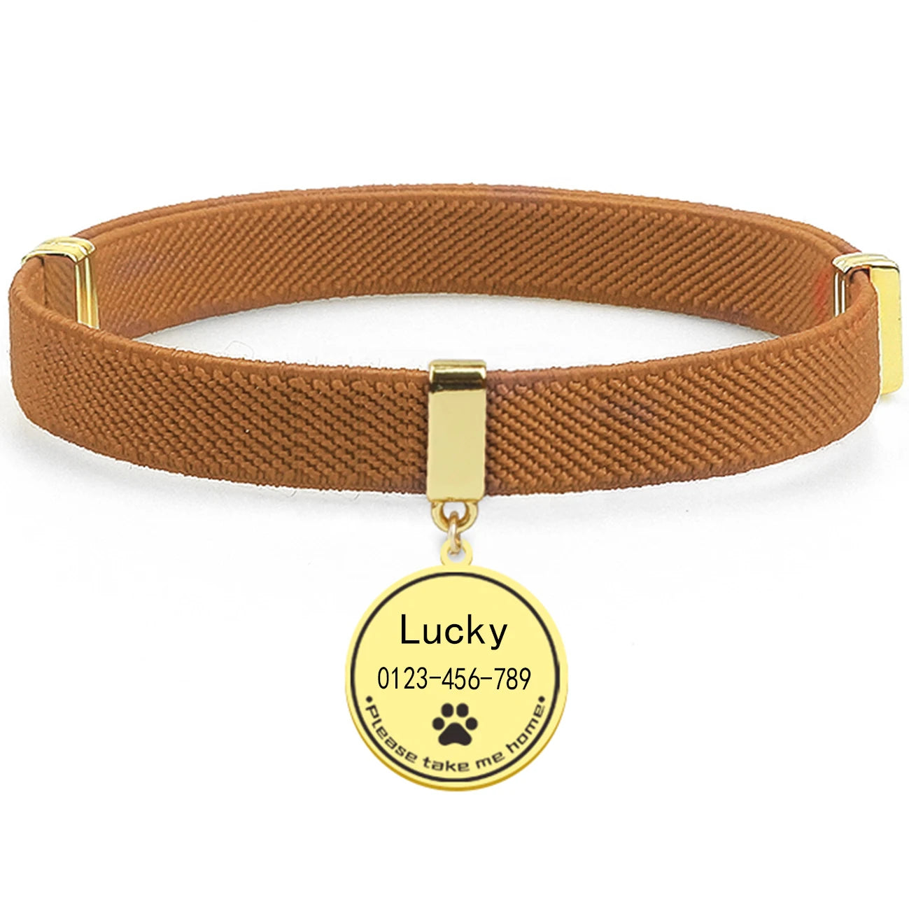 Collier personnalisé avec médaille — compatible AirTag