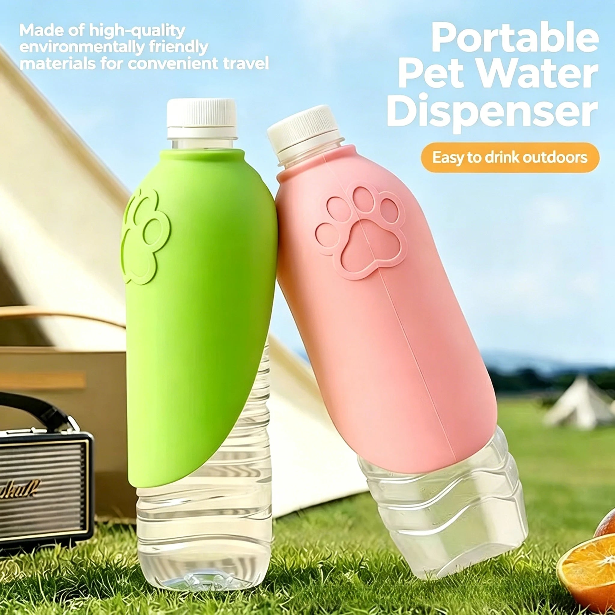 Bouteille d'eau pour chien