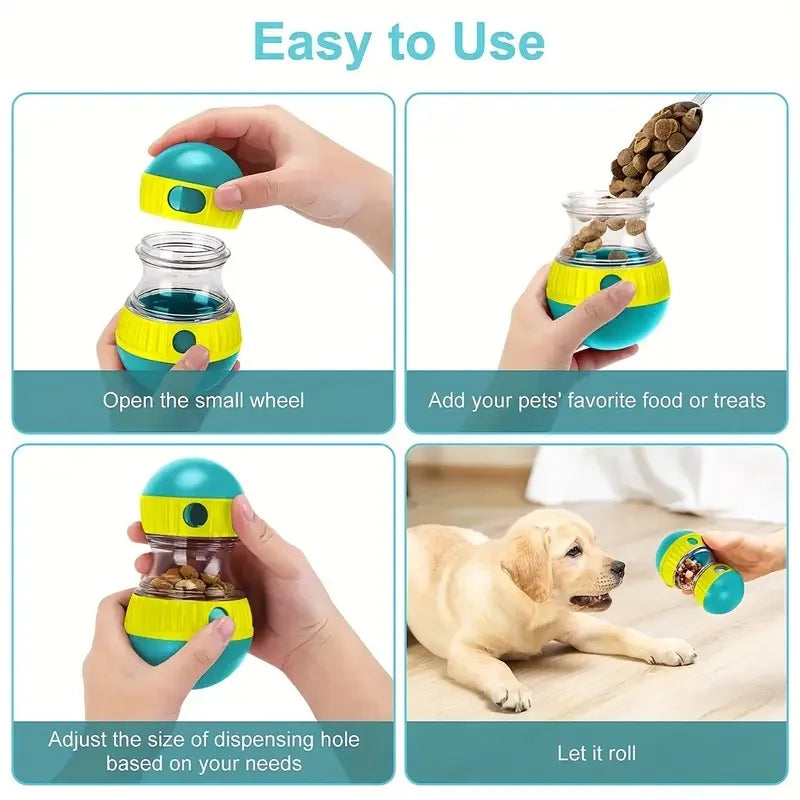 Jouet interactif distributeur de collations pour chien