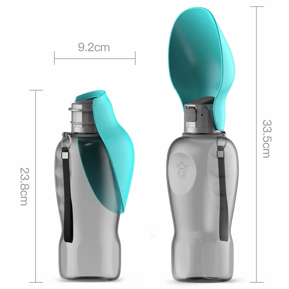 Bouteille d'eau Portable pour chien de 800ml