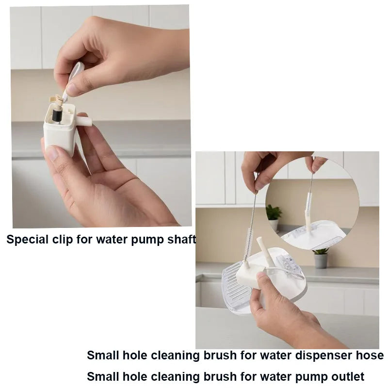 Accessoires de fontaine d'eau pour chat, outils de nettoyage