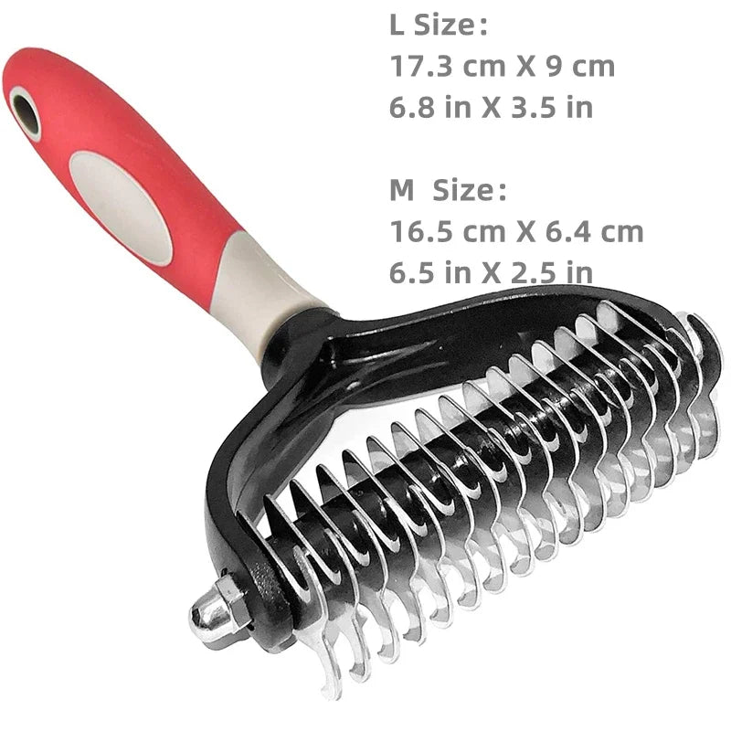 Brosse professionnelle  peigne démêlant pour animaux