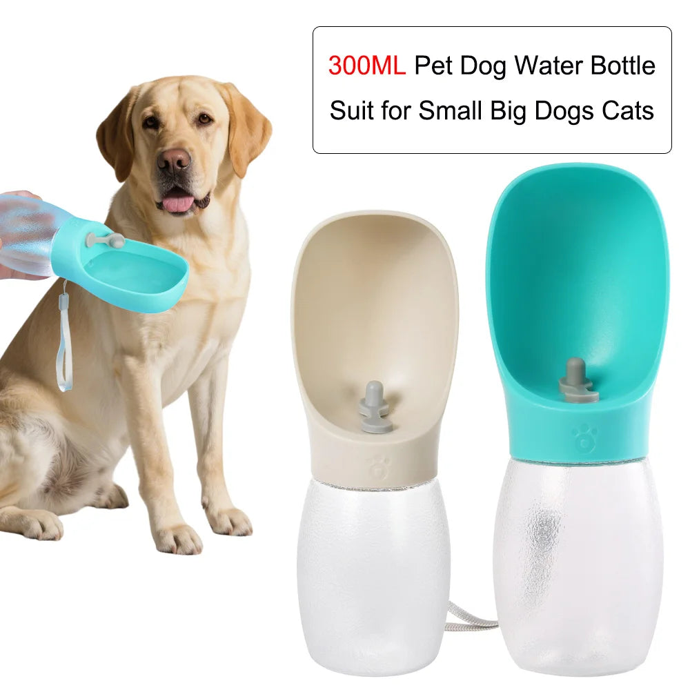 Bouteille d'eau portable 300ml pour chien