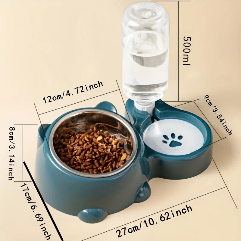 Mangeoire  pour animaux de compagnie et distributeur d'eau