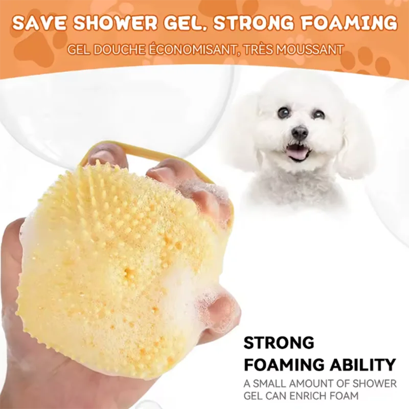 Nouvelle brossé de  bain pour chiens et chats