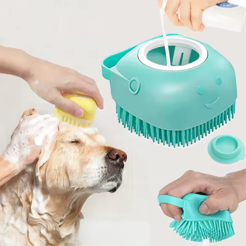 Nouvelle brossé de  bain pour chiens et chats