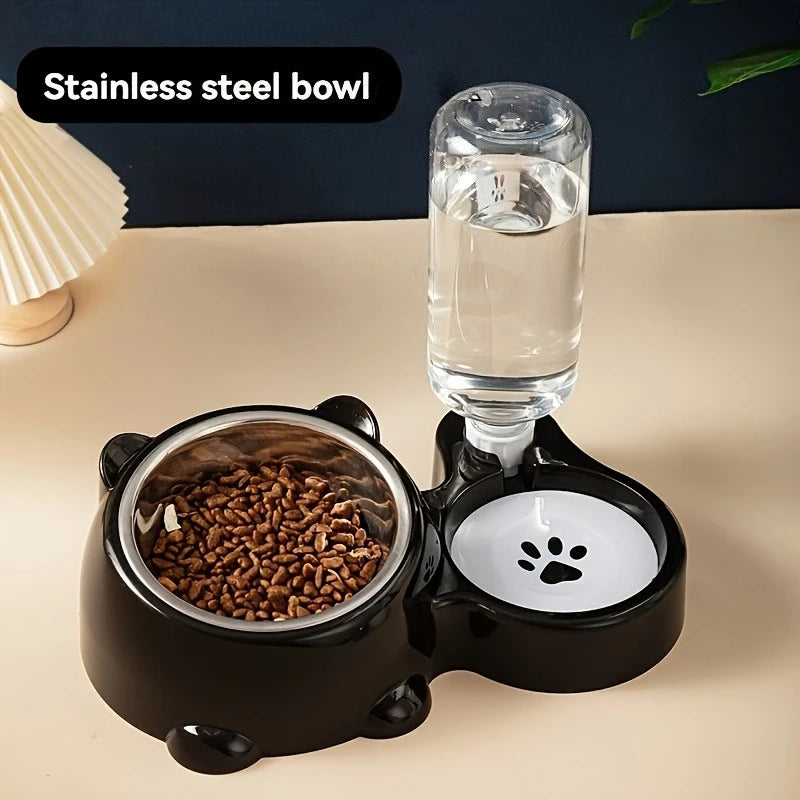 Mangeoire  pour animaux de compagnie et distributeur d'eau