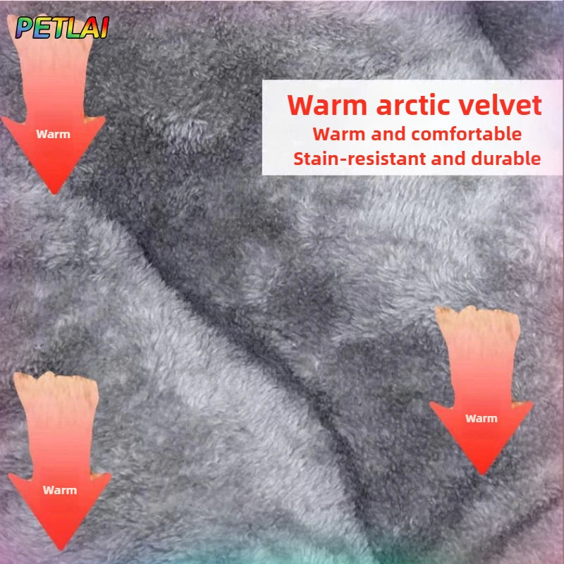 Dog bed mat, large size, for winter, keeps warm, double-sided use, Golden Retriever, stress relief